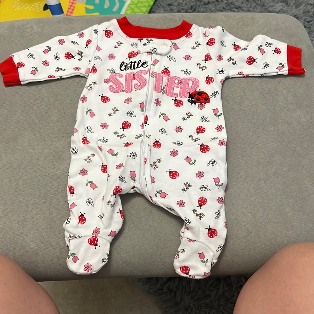 Little Sister Newborn Onsie